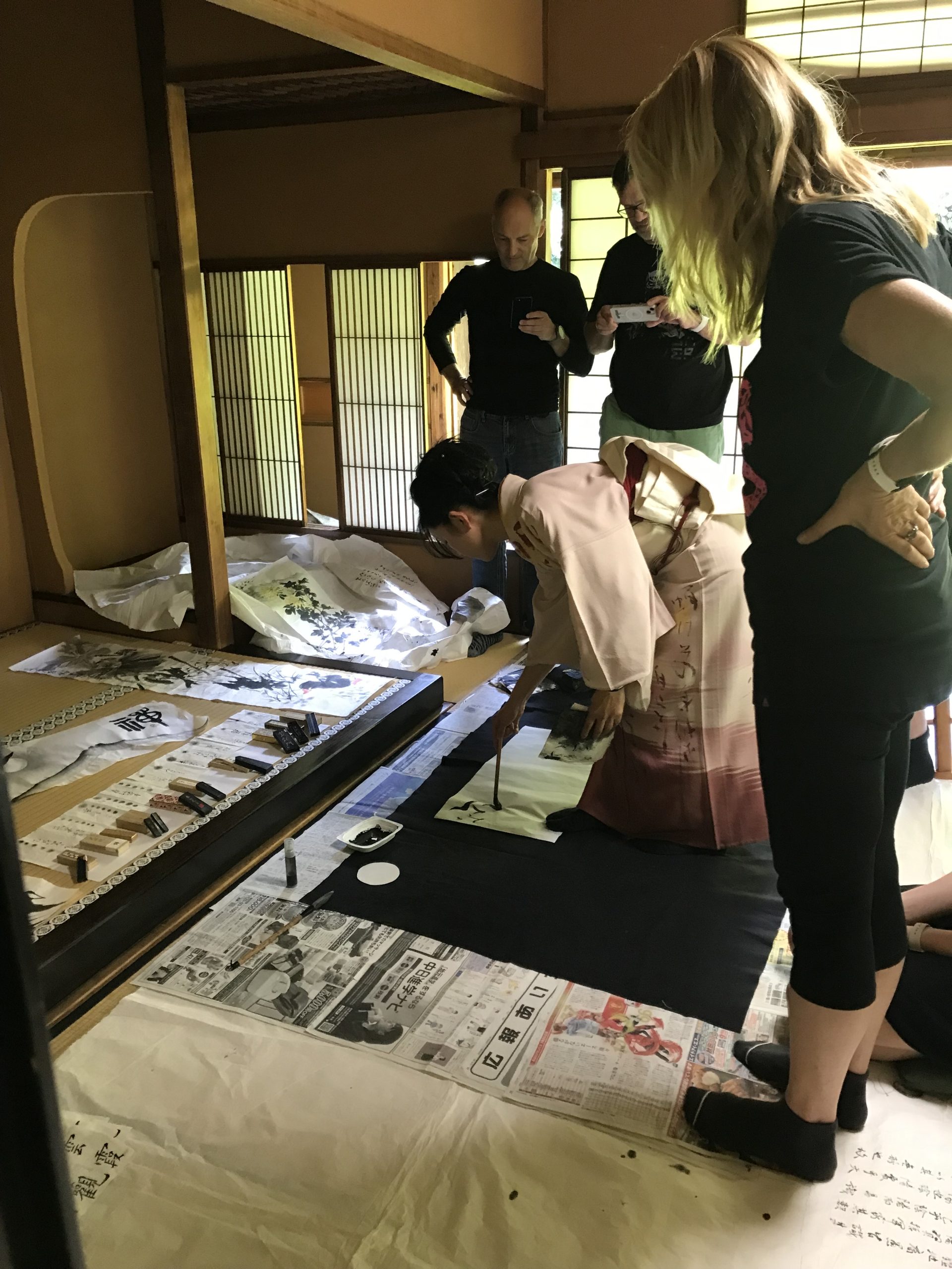 【ご案内】”墨絵 ZEN Workshop”(海外の方対象)ご参加者随時募集中!