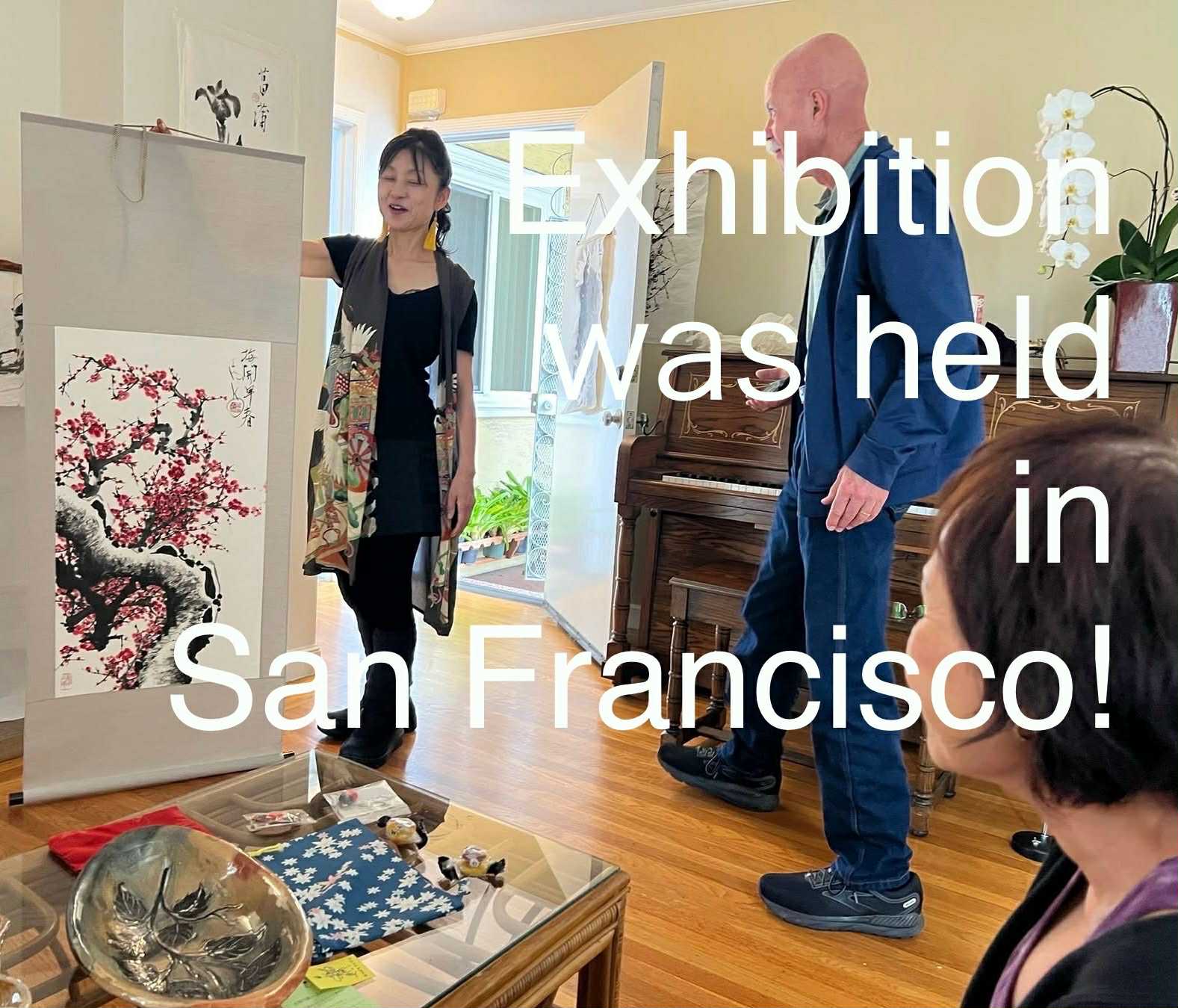 Ikuko have held exhibition at the gallery in San Francisco!