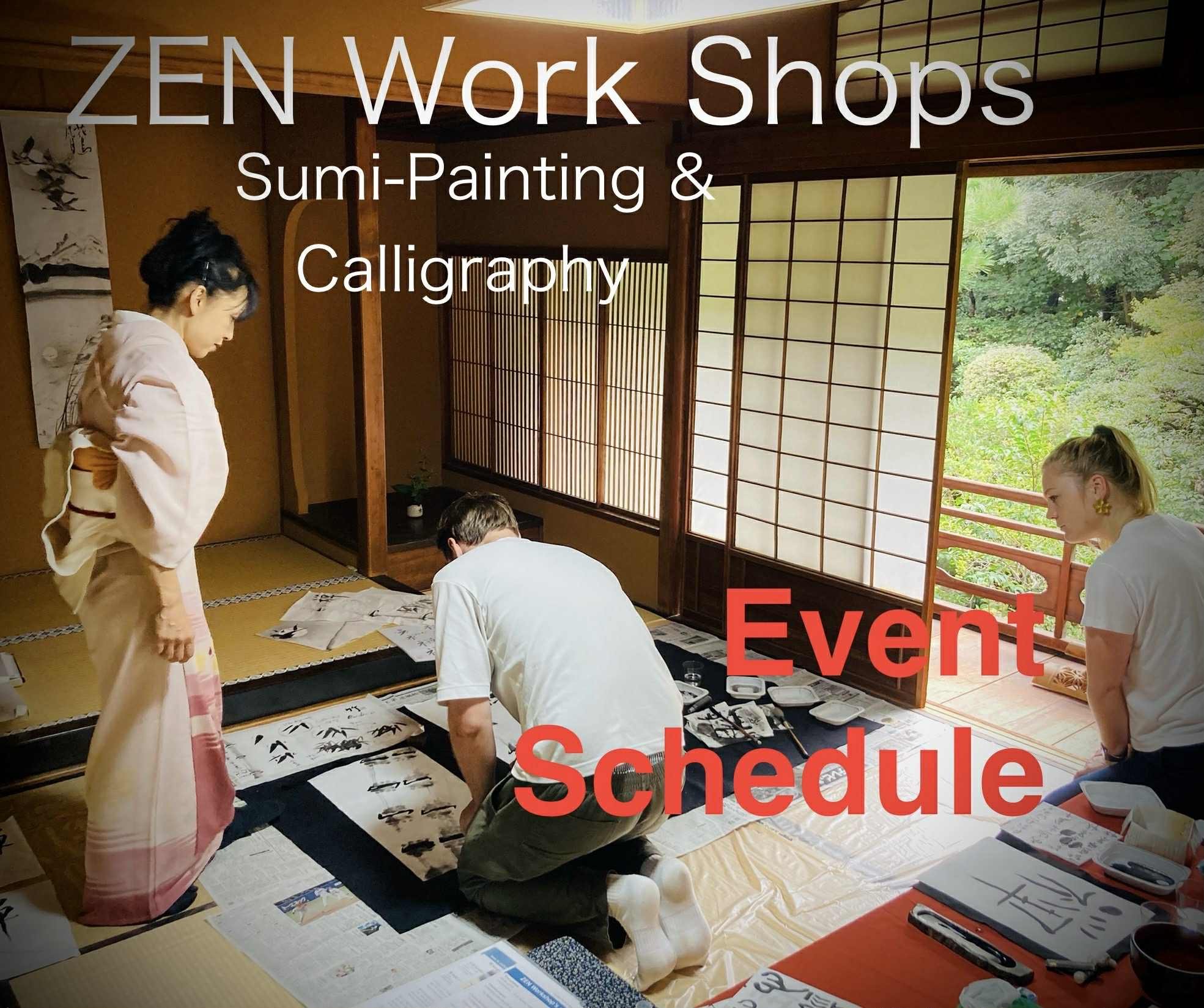 IKUKO’s. “ZEN Workshops”will be held on 19th Nov. &17th Dec. &21st Jan. 2025!